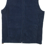 WOOLRICH Mens Fleece Gilet Blue L
