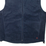 WOOLRICH Mens Fleece Gilet Blue L