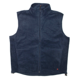 WOOLRICH Mens Fleece Gilet Blue L