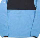 NIKE Therma-fit 1/4 Zip Mens Fleece Jacket Blue S