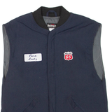BULWARK Mens Workwear Gilet Blue XL