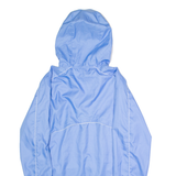 NIKE Match Fit Academy Mens Pullover Jacket Blue Hooded S