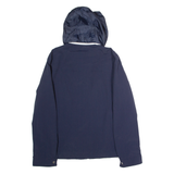 TOMMY HILFIGER Mens Rain Jacket Blue Nylon Hooded L