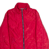 TOMMY HILFIGER Womens Quilted Jacket Red L