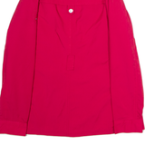 TOMMY HILFIGER Womens Coat Red Canvas S