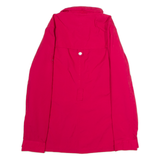 TOMMY HILFIGER Womens Coat Red Canvas S