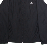 ADIDAS Womens Windbreaker Jacket Black UK 26