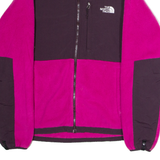 THE NORTH FACE Womens Fleece Jacket Pink Colourblock L