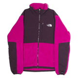 THE NORTH FACE Womens Fleece Jacket Pink Colourblock L