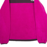 THE NORTH FACE Womens Fleece Jacket Pink Colourblock L