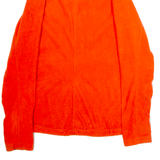 ADIDAS Womens Fleece Jacket Orange UK 18
