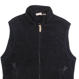 WOOLRICH Womens Fleece Gilet Black L