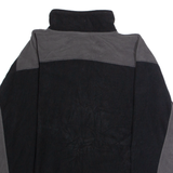 NHL Chicago Blackhawks Mens Fleece Jacket Black USA Colourblock L