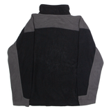 NHL Chicago Blackhawks Mens Fleece Jacket Black USA Colourblock L