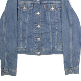 LEVI'S Womens Denim Jacket Blue S