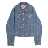LEVI'S Womens Denim Jacket Blue S