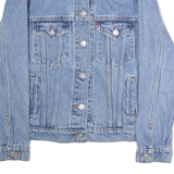 LEVI'S Womens Denim Jacket Blue S