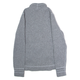 THE NORTH FACE CDHI Womens Fleece Jacket Grey Knit M