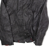 JAMINI LEATHER Womens Jacket Black Leather 80s S