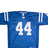 REEBOK Indianapolis Colts Home #44 Clark Mens Jersey Blue USA V-Neck Nylon XL