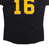 RUSSELL ATHLETIC Issaquah Baseball #16 Womens Jersey Black USA V-Neck Nylon M