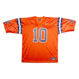 NIKE Syracuse University Home #10 Mens Jersey Orange USA V-Neck Nylon XL