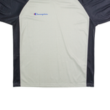 CHAMPION Mens Jersey Grey V-Neck 2XL