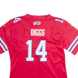 NIKE Buffalo Bills Alternate #14 Diggs Womens Jersey Red USA V-Neck L
