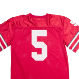 NIKE Ohio State Buckeyes Home #5 Boys Jersey Red USA V-Neck L