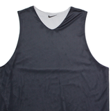 NIKE Basketball Mens Jersey Black Sleeveless V-Neck 2XL