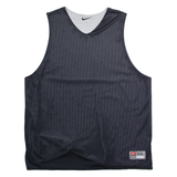 NIKE Basketball Mens Jersey Black Sleeveless V-Neck 2XL