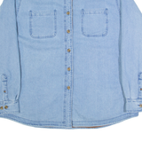 WOOLRICH Fleece Lined Womens Lumberjack Shirt Blue Long Sleeve XL