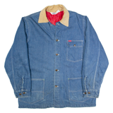 BIG SMITH Mens Chore Jacket Blue 90s XL