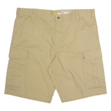 CARHARTT Cargo Mens Workwear Shorts Beige Relaxed XL W40