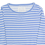 JACK WILLS Striped Womens Sweatshirt Blue UK 10