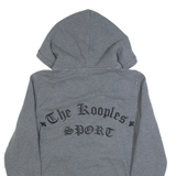 THE KOOPLES Womens Grey Hoodie Full Zip S