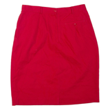 POTOMAC COLLECTION Womens Pencil Skirt Red Short M