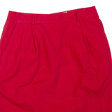 POTOMAC COLLECTION Womens Pencil Skirt Red Short M