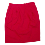 POTOMAC COLLECTION Womens Pencil Skirt Red Short M