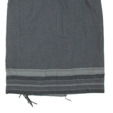 TALBOTS Womens Straight Skirt Grey Knee Length Wool Striped L