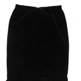 Womens Peasant Skirt Black Midi L
