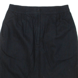 Womens Pencil Skirt Black Short Wool M
