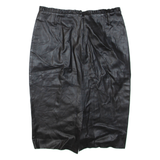 ZARA Womens Pencil Skirt Black Knee Length L