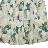BIAGGINI Womens Flare Skirt Beige Midi Floral M