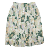 BIAGGINI Womens Flare Skirt Beige Midi Floral M