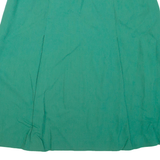 Womens A-Line Skirt Green Knee Length S