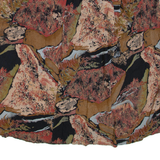 Womens Straight Skirt Brown Knee Length Crazy Pattern 2XL