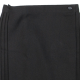 Womens Pleated Skirt Black Short S