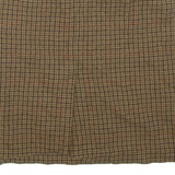 Womens Pencil Skirt Brown Short Wool Check S