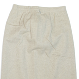 Womens Pencil Skirt Beige Knee Length S